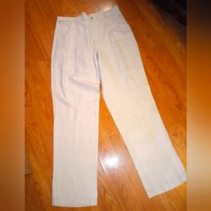 Men's Linen/Cotton Pleated Pant ( size 36 x 34)